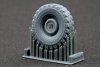 ScaleX WM 35020S L. Rover 88 6.5 small Sagged wheel set (for AK-Interactive) 1/35